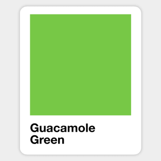 Pantone Guacamole Sticker
